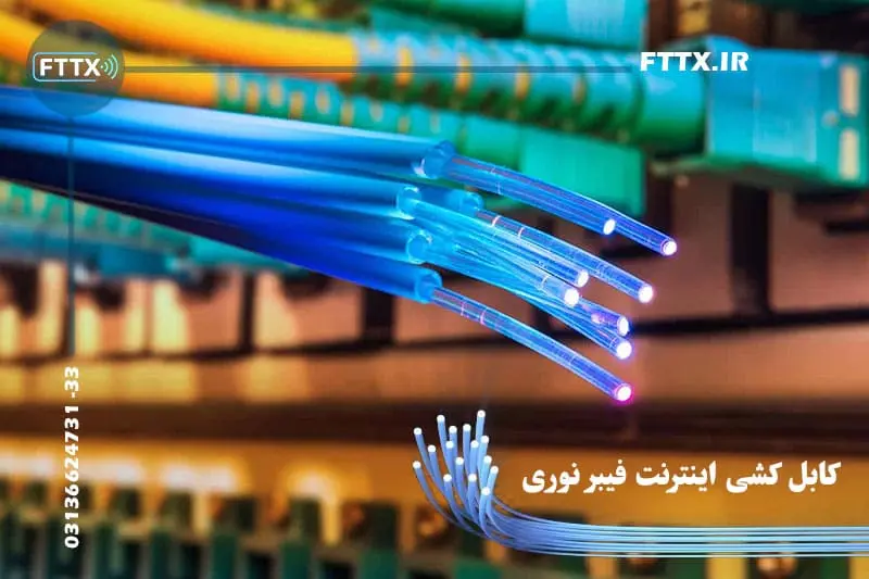 کابل کشی فیبر نوری در منزل